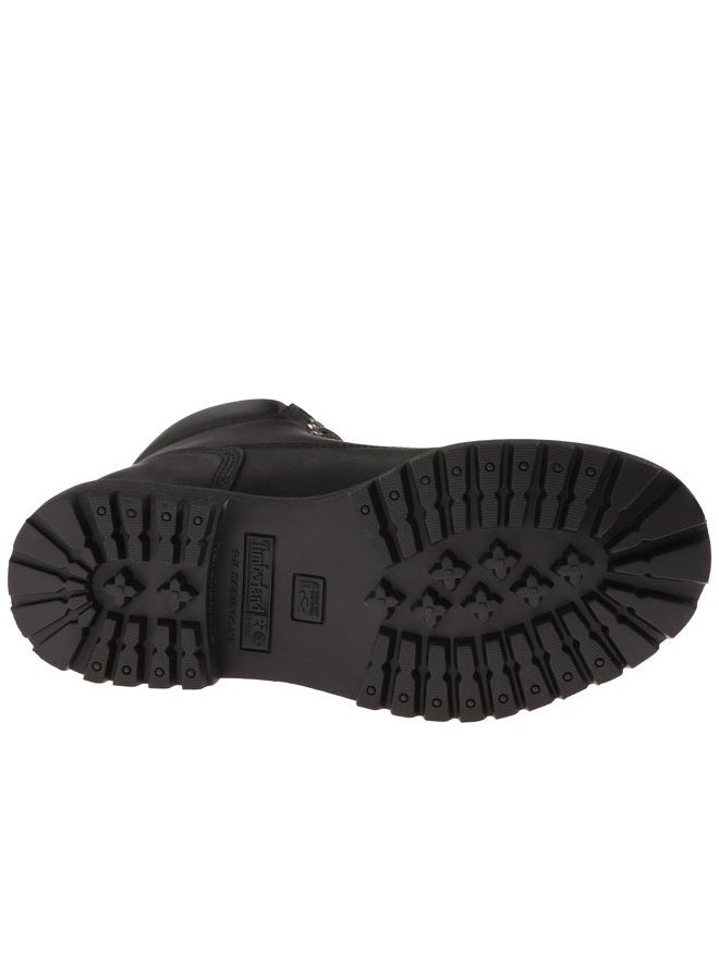 Timberland حذاء عمل صناعي للرجال ببطانة ناعمة 6 إنش مقاوم للماء، أسود - 2024 جديد، 8.5 عريض - Image 5