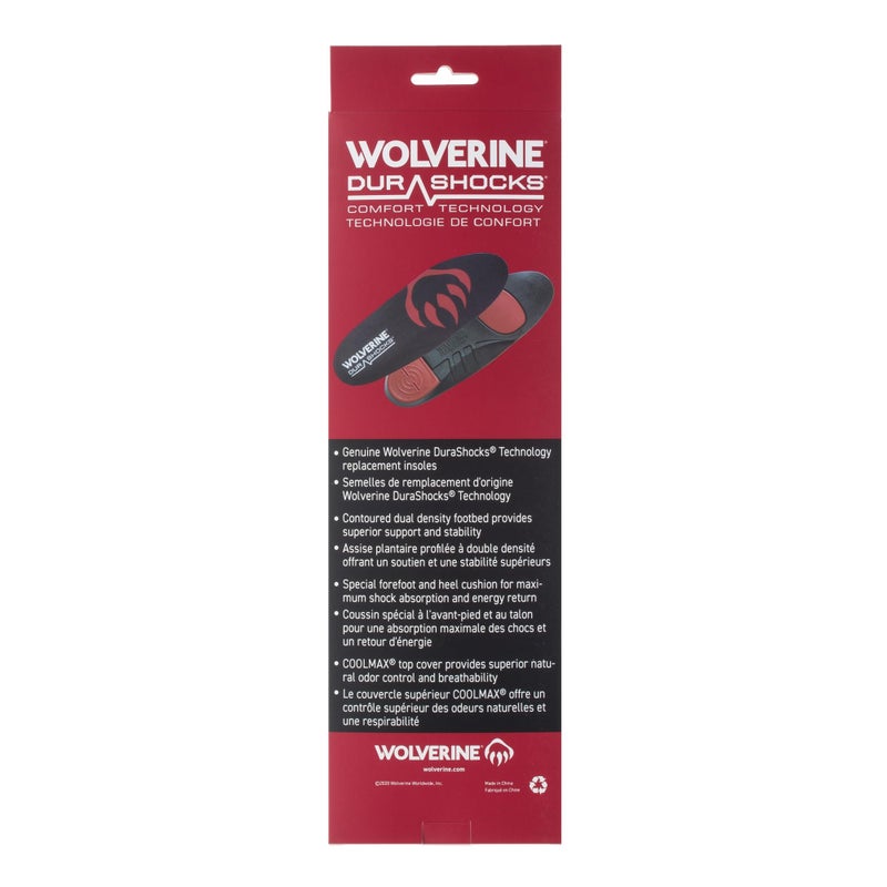 Wolverine Men's Durashocks Insole  Black  M US07 / EU40 - Image 3