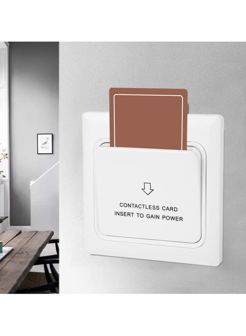 Hotel Friendly ABS PC Power Card Sensor Electric Keypad with 2 Screws, White - Image 4