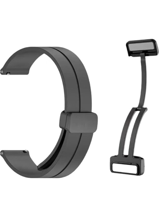 Stiger Compatible With Huawei Watch Bands Gt5/4/Watch3/4/Gt3/2Pro/Buds, Honor Magic, Oppo Watch4Pro/X, Skin-Friendly Silicone Magnetic Wristband - Image 2