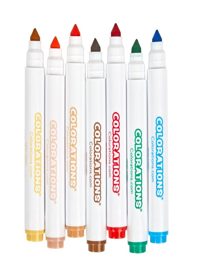 Colorations Washable Classroom Value Pack Chubby Markers - Set of 128, 16 Colors Colors, Non Toxic| Bulk School Supplies For Kids, Coloring Set, Kindergarten Must Haves, Preschool Essentials - Image 3