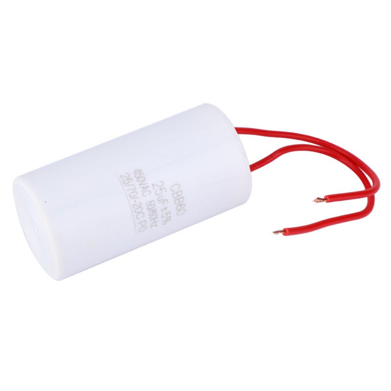 CBB60 Insert Starting Capacitor 25uF 450VAC for Home Electric Appliance 25/70/‑20 - Image 1