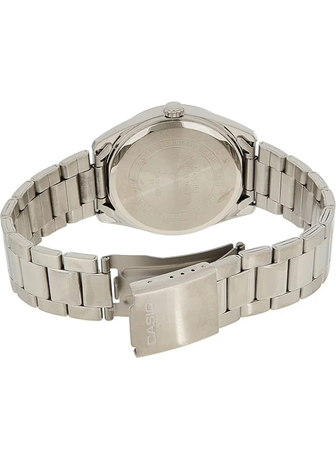 CASIO Men's Men's Analog Display Watch With Silver Stainless Steel Strap - MTP-1302D-1A1