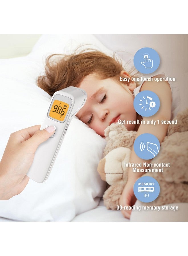 uRIGHT مقياس حرارة جبهه غير تلامسي بالأشعة تحت الحمراء مصنوع في تايوان مقياس حرارة رقمي بدون لمس للبالغين والأطفال والرضع - Image 4