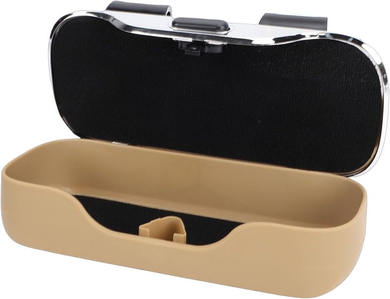 Car Sunglass Holder, ABS Material, Design, Maximum Glass Height 1.57in, Universal Visor Organizer for All Car (Beige) - Image 4
