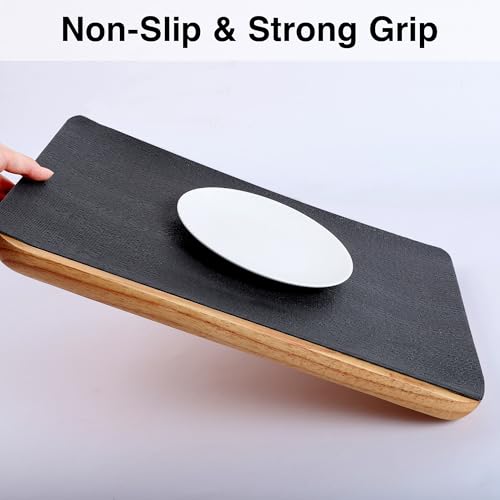 PaBUSIOr Black Shelf Liner for Under Sink - 5 mm Thick Strong Grip Non-Slip Large Toolbox Drawer Mat for Wire Shelving Cabinet - 24 in Wide × 68 Inch - Image 3