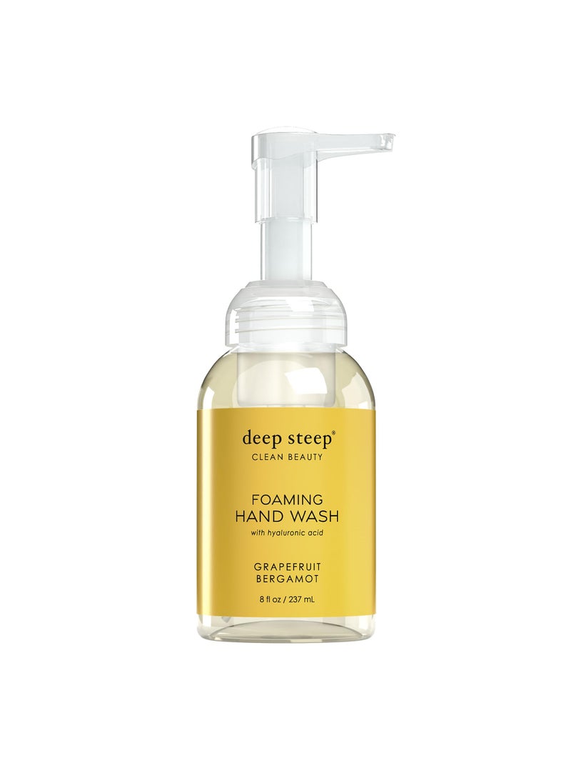 Deep Steep Deep Steep Foaming Hand Wash 8oz (Grapefruit Bergamot) 