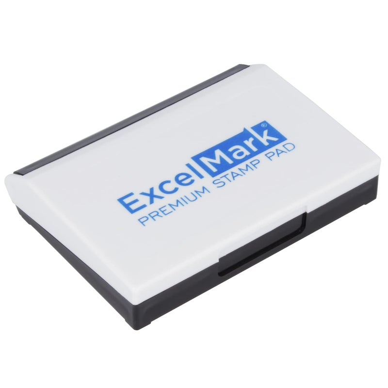 ExcelMark Ink Pad for Rubber Stamps 178 x 318 Blue