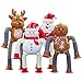DoDoMagxanadu Pop Tubes Fidget Toys for Kids 4Pack Christmas Telescopic Suction Cup Toy for Year Old Ages 3 4 5 6 7 8 Stocking Stuffers for Toddlers Kid4pack Christmas - Image 2