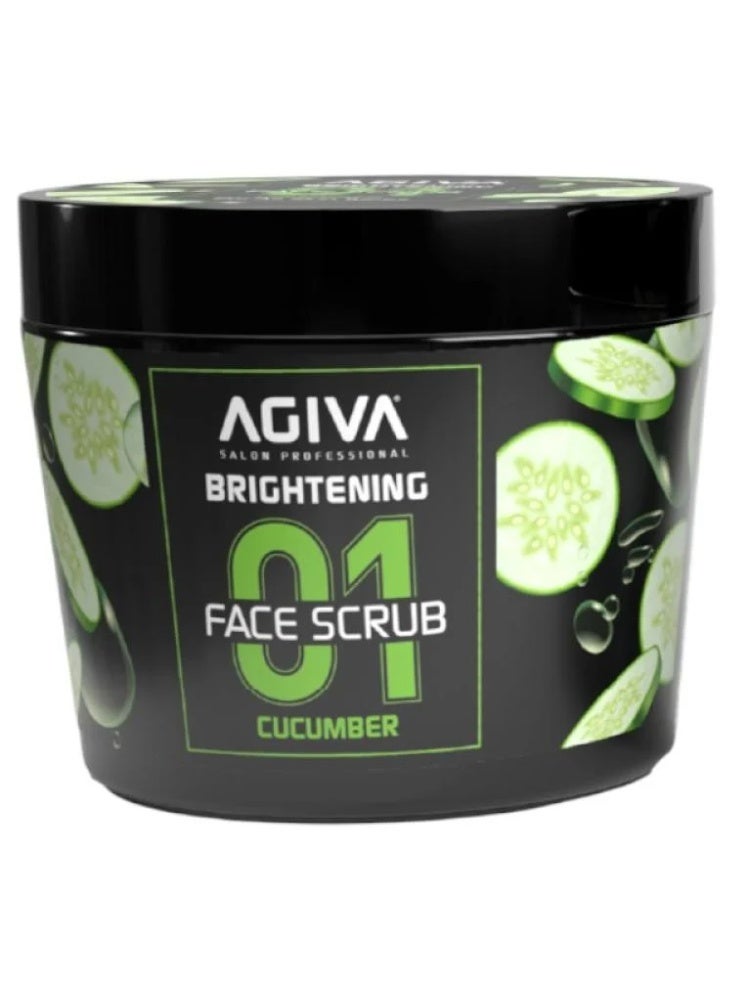 Agiva Salon Professional Brightening Cucumber Face Scrub, 300 ml