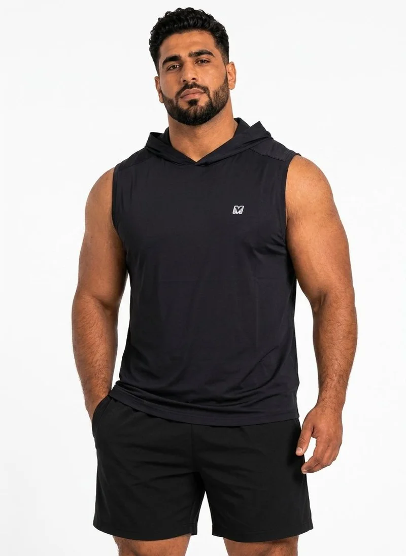 Men's Training Hooded Tank Top Black