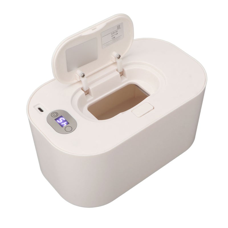 Wet Wipe Warmer Large Capacity LED Screen Portable Uniform Heating Adjustable Heated Wipes Dispenser - Image 5