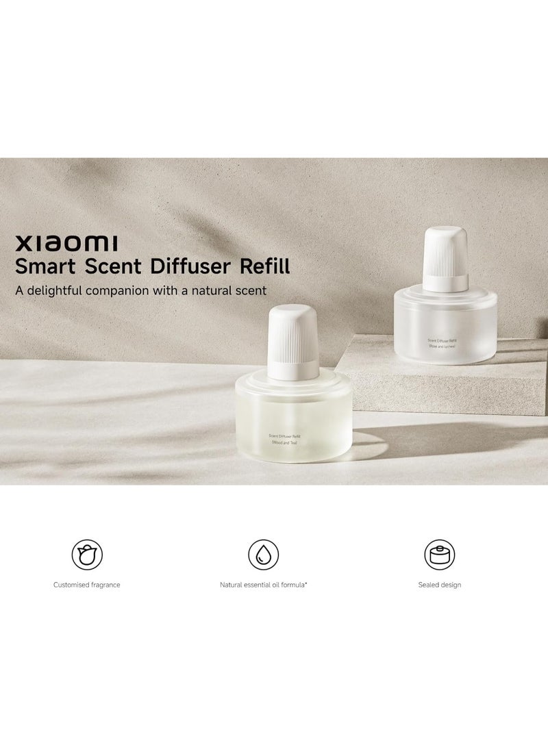 Xiaomi Scent Diffuser Refill (Rose and Lychee) Compatible with the Xiaomi Smart Scent Diffuser, 135ml, Ensuring Optimal Performance, Natural Essential Oil Formula | Rose and Lychee - Image 4