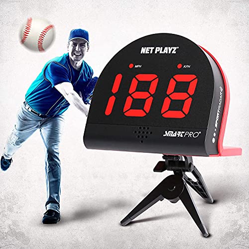 NET PLAYZ NetPlayz Baseball Radars, Speed Sensors Training Equipment (Hands-Free Radar Guns, Pitching Speed Guns | Baseball Gifts, High-Tech Gadget & Gear for Baseball Players - Image 1