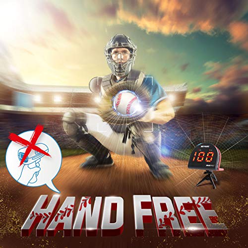 NET PLAYZ NetPlayz Baseball Radars, Speed Sensors Training Equipment (Hands-Free Radar Guns, Pitching Speed Guns | Baseball Gifts, High-Tech Gadget & Gear for Baseball Players - Image 3