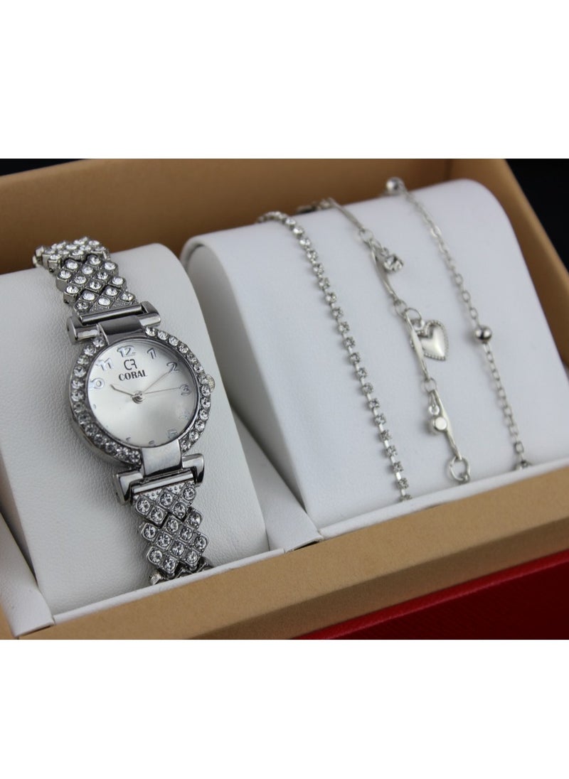 Reclaim with Argireline Women's evening watch set 