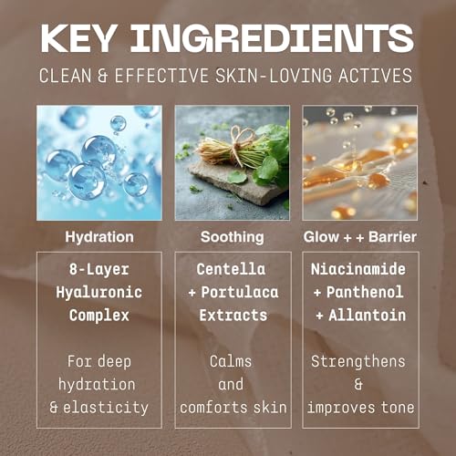 varuza] Real Natural Sheet Mask – EWG VERIFIED, Vegan Face Mask for Hydration, Non-GMO, No Artificial Fragrance, Made in Korea (5 PACK, BLUE AMPOULE) - Image 3