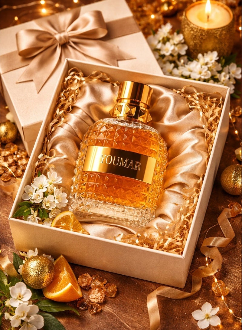 YOUMAR Long-Lasting Men’s Eau de Cologne 100ml with Fresh & Elegant Notes | Premium Men’s Perfume for Daily Wear | Youmar Uomo Model No. 0112 - Image 3