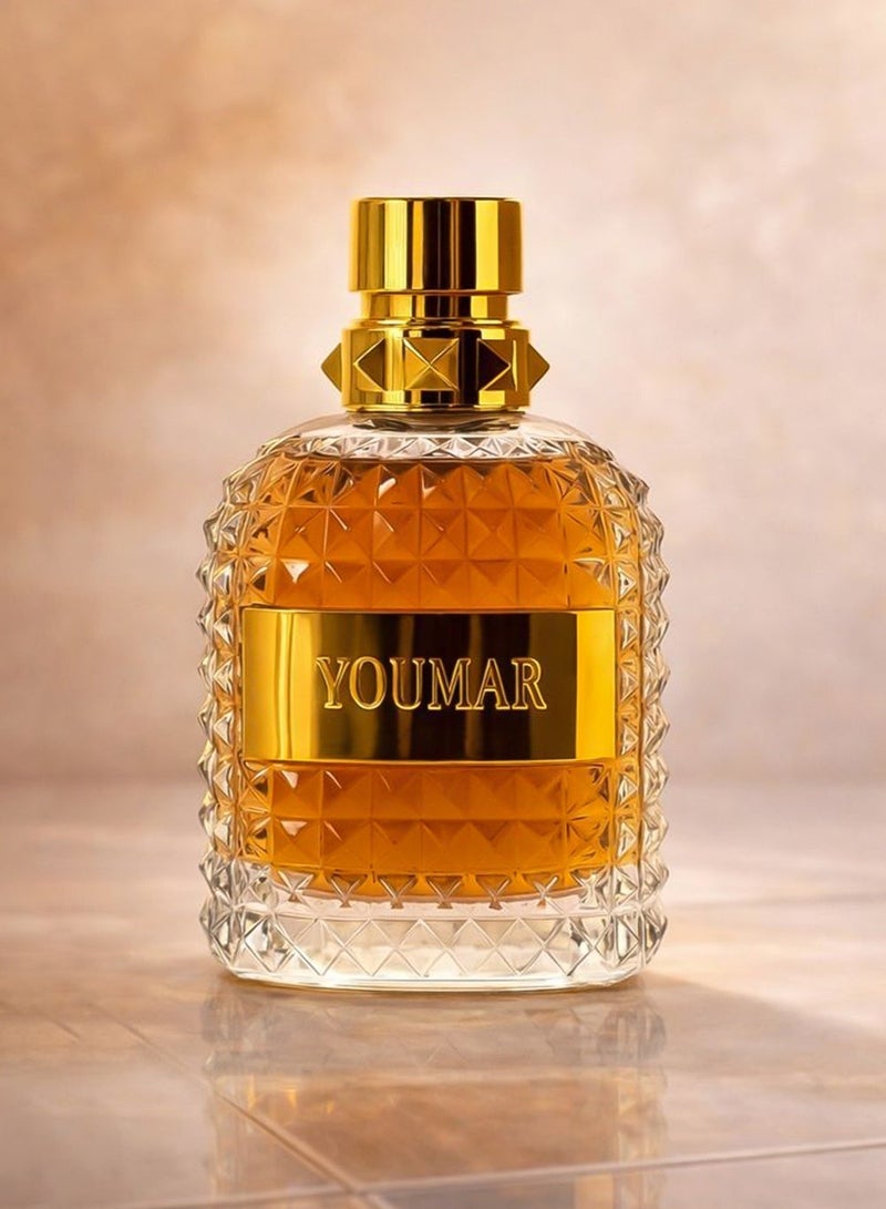 YOUMAR Long-Lasting Men’s Eau de Cologne 100ml with Fresh & Elegant Notes | Premium Men’s Perfume for Daily Wear | Youmar Uomo Model No. 0112 - Image 5