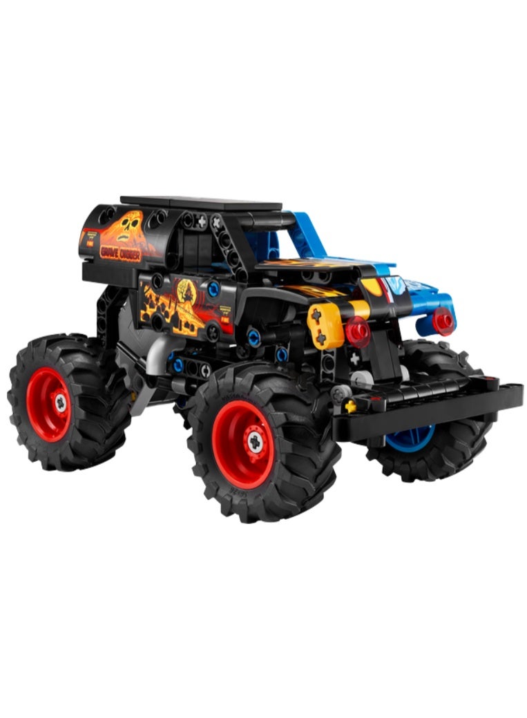 LEGO Technic Monster Jam Grave Digger Fire and Ice Building Set - Image 2