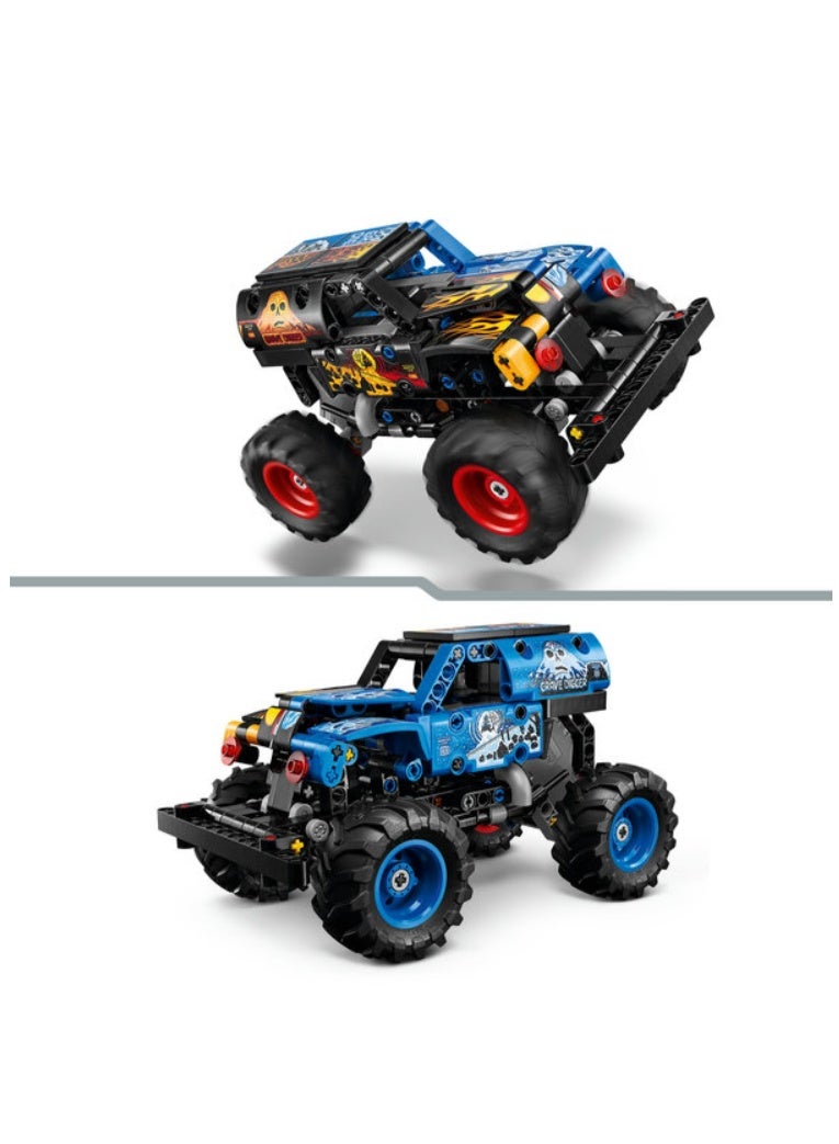 LEGO Technic Monster Jam Grave Digger Fire and Ice Building Set - Image 3