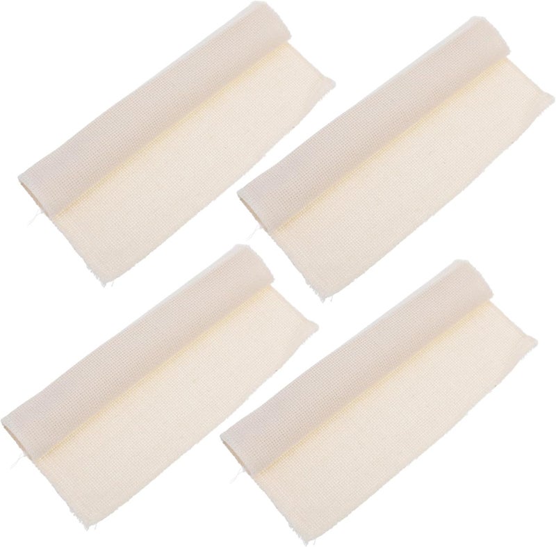 Uonlytech 4pcs Monks Cloth for Punch Needle Embroidery Fabric for Rug Tufting and Handwork for Beginners Creative Projects and Unique Designs - Image 1