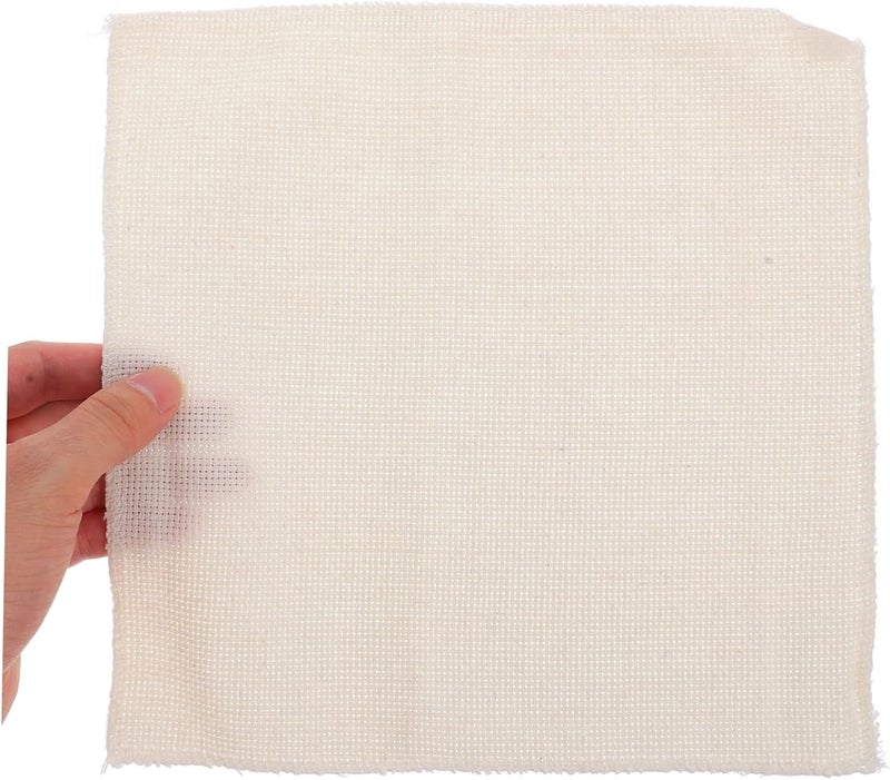 Uonlytech 4pcs Monks Cloth for Punch Needle Embroidery Fabric for Rug Tufting and Handwork for Beginners Creative Projects and Unique Designs - Image 3