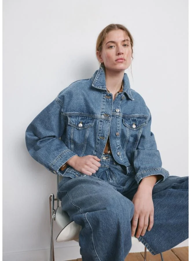MANGO  Pockets denim jacket for Women | Best Price UAE