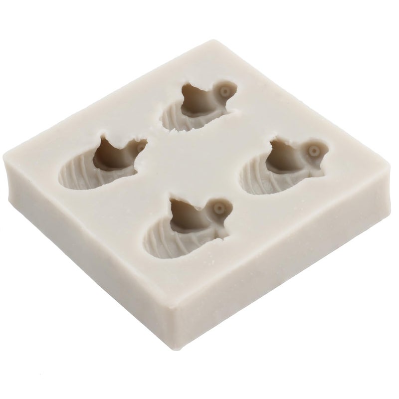 MYPRACS Bumble Bee Silicone Mold Honeycomb Fondant Molds Bear Fondant Mold Chrysanthemum Flower Chocolate Mold For Sugar Cake Decoration Cupcake Topper Candy Polymer Clay Gum Paste Set Of 4 - Image 4