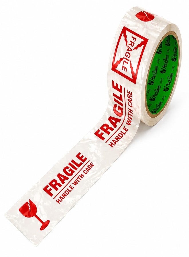 ELATAPES Fragile Tape, 2-Inch x 65 Meter - Pack of 6 Rolls, ‘Handle with Care’ Printed Adhesive Tape for Safe Packaging, E-Commerce & Moving - Image 4