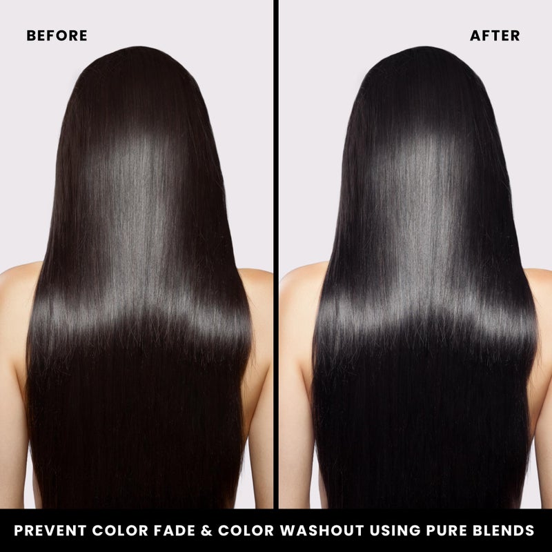 Pure Blends Hydrating Color Depositing Shampoo - Brightens & Tones Faded Semi Permanent Hair Dye, Prevents Fade, Extends Color Service (Orchid, 8.5 Fl Oz) - Image 3