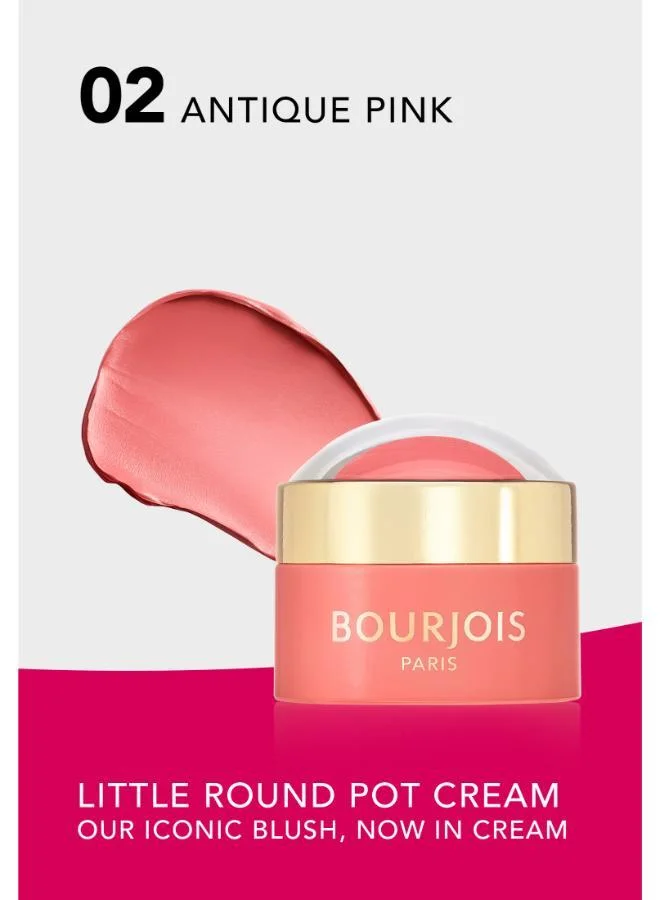 Bourjois Paris Little Round Pot Cream Blush - 01 - Baby Pink, 8.5g