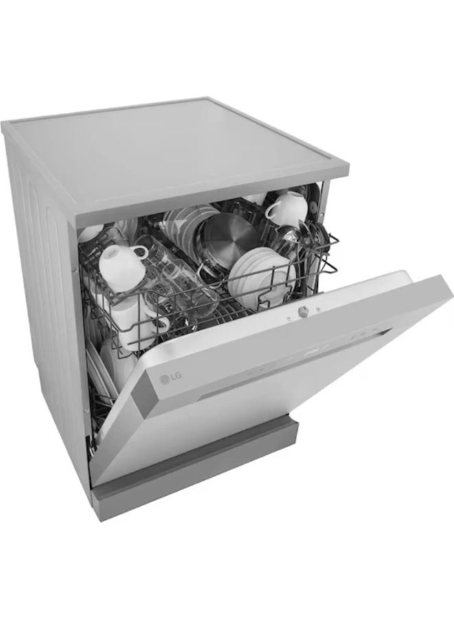 إل جي LG DFC811FL Freestanding Dishwasher, Silver, Stainless Steel Tub, 13 Place Settings, 8 Programmes, Inverter Direct Drive Motor DFC811FL silver - Image 5