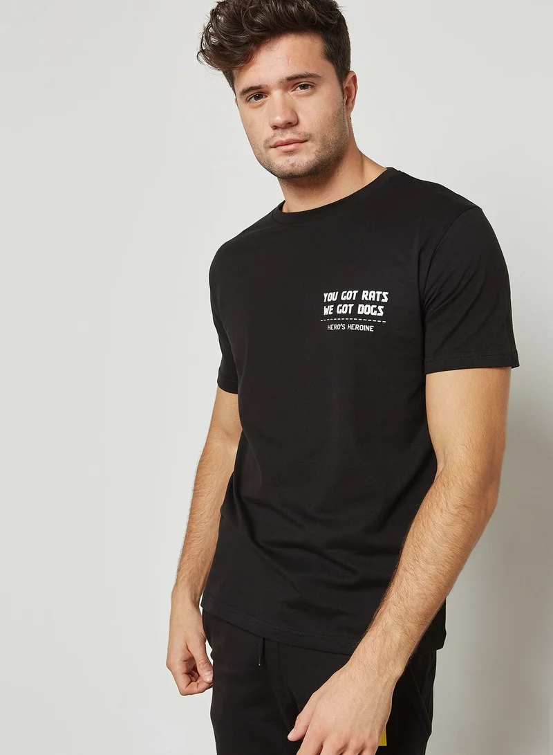 Hero's Heroine Printed T-Shirt