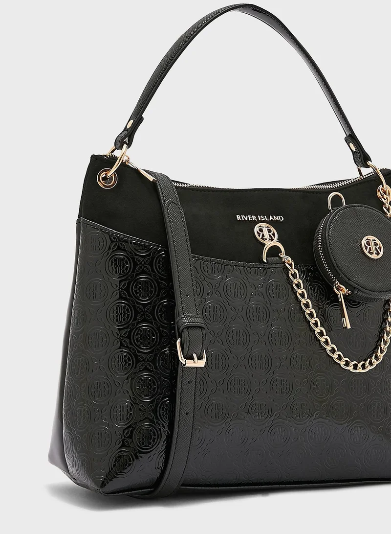 RIVER ISLAND Top Handle Shopper