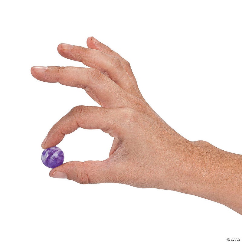 Fun Express Neon Marbleized Bouncy Balls - Bulk Set of 48 Small bouncey Balls - Image 2