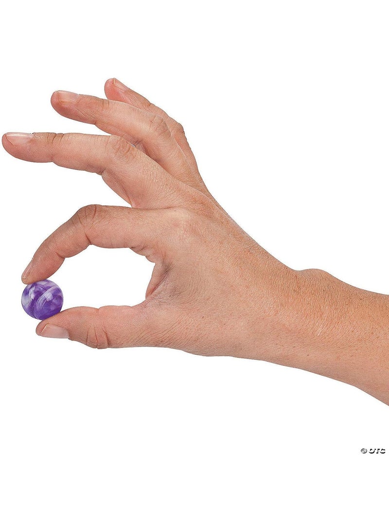 Fun Express Neon Marbleized Bouncy Balls - Bulk Set of 48 Small bouncey Balls - Image 3