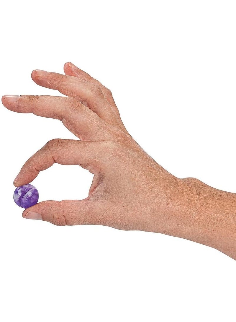 Fun Express Neon Marbleized Bouncy Balls - Bulk Set of 48 Small bouncey Balls - Image 2