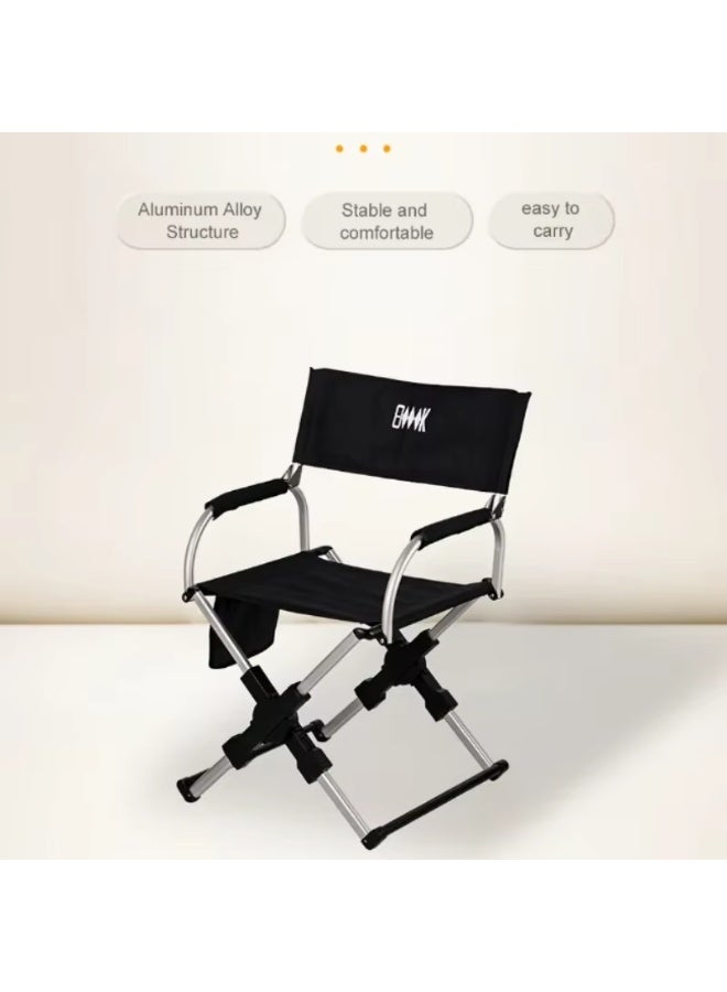بلو فاير كرسي طي ألومنيوم خفيف الوزن - كرسي مريح متنقل للتخييم والشاطئ والصيد والسفر مع تصميم قابل للطي وسعة تحمل عالية - Image 2