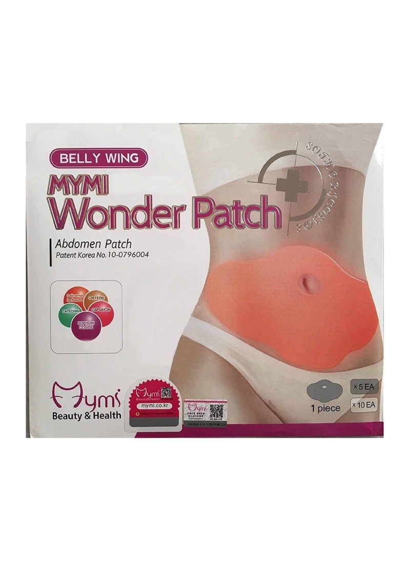 QIANSOTO Mymi Wonder Patch Belly Wing Works For Toning Contouring Firming - 10 pieces  - Image 1