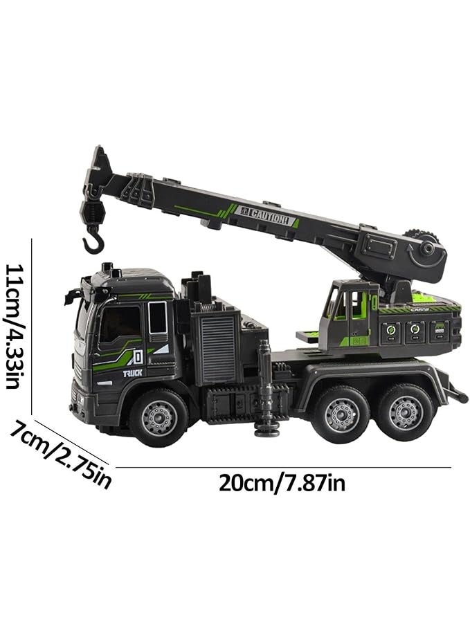 Chabeia Remote-controlled crane truck/engineering vehicle - Mechanical Construction Car, Electrical Engineering Toy Car, RC Forklift Gifts for Kids - Image 2