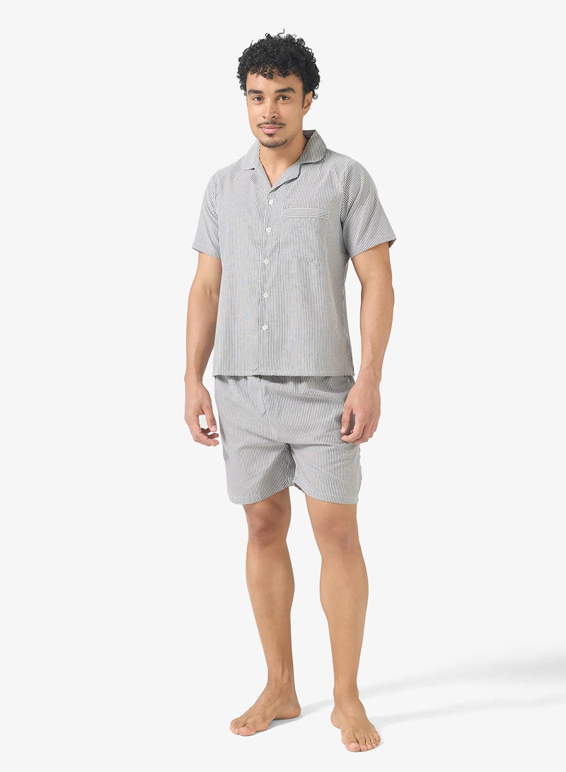 Seventy Five Nightwear Shirt & Shorts Set - Image 5