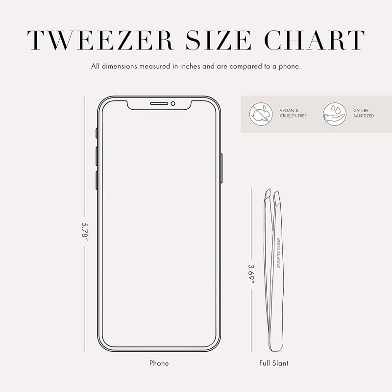 Tweezerman Slant Tweezer (Blue Jewel) - Image 5