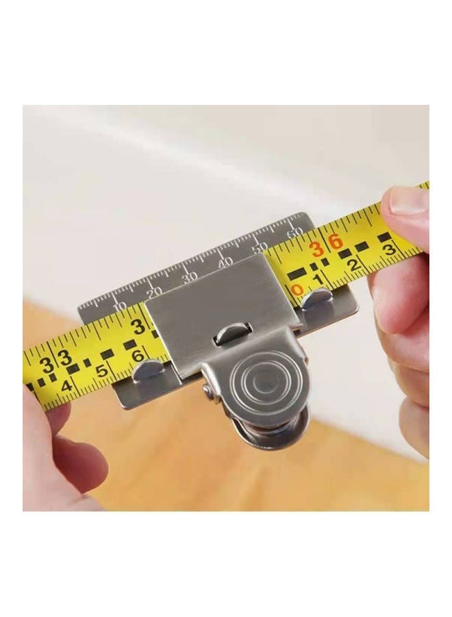 NIBEMINENT Measuring Tape Clip Silver 65x14x70mm  - Image 3