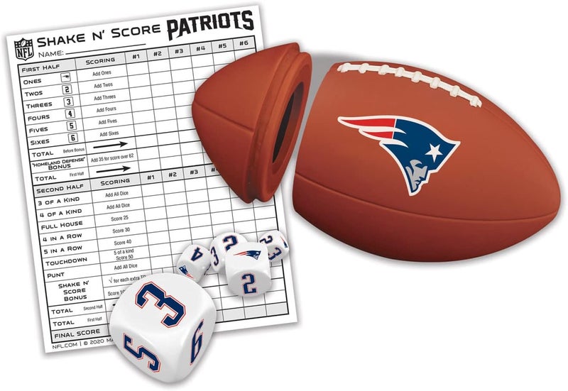 Master Pieces NFL Shake N' Score Travel Dice Game - Image 2