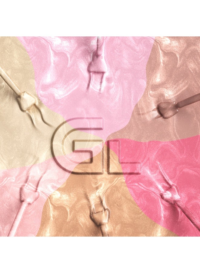 GL Factory Cat Eye Gel Nail Polish– 6 x 8ml Colors SET Soak Off LED UV for Magnet Manicure Salon Quality Long Lasting Nail Coating Design (Nude Silver Pink Beige Coral Almond) - Image 5