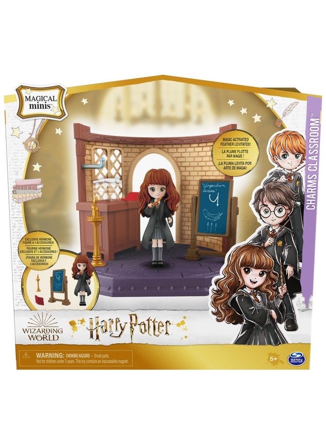 Wizarding World Harry Potter, Magical Minis Charms Classroom with Exclusive Hermione Granger Figure and Accessories, Kids Toys for Ages 5 and up - Image 2