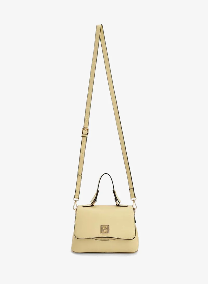 بابريكا Solid Satchel Bag With Detachable Strap