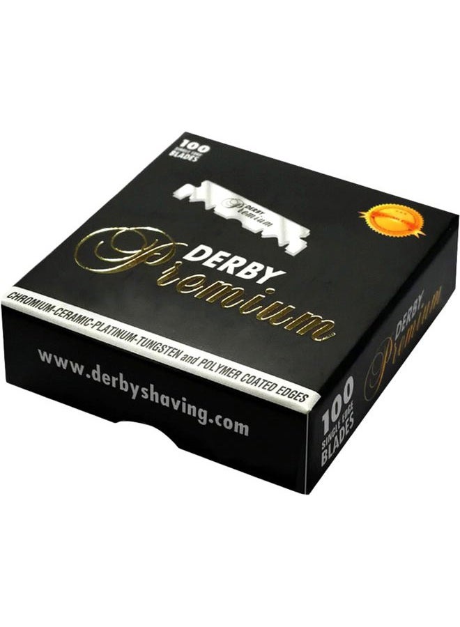 Derby Barber Razor Premium Single Edge Blade 100 Count Sr-05298 (2 Pack) - Image 4
