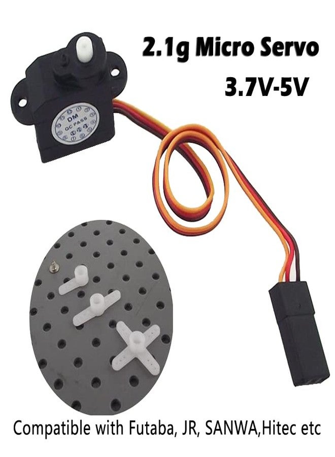 Wishiot 2.1g RC Micro Servo 2g Sub Mini servo 180 Degree DM-S0020 4.8V-6V for RC Hobby Parts (2PCS) - Image 4